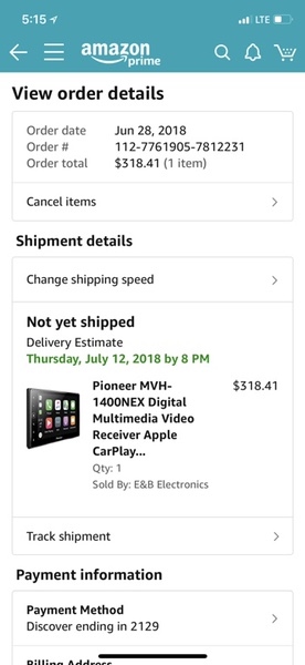 2018-06-28 · Carplay with backup in F250 · $318