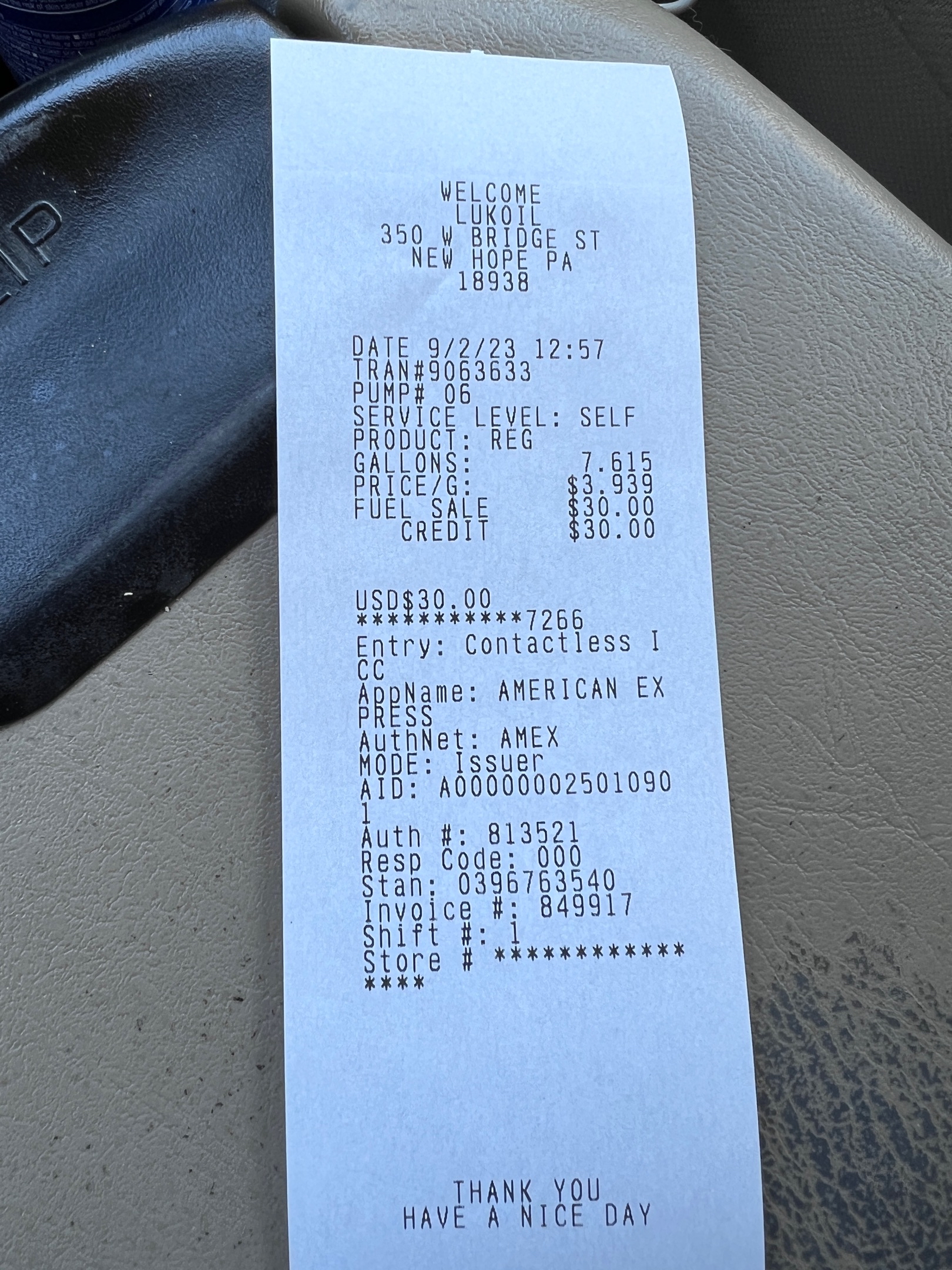 2023-09-02 · F250 $3.99 · $30
